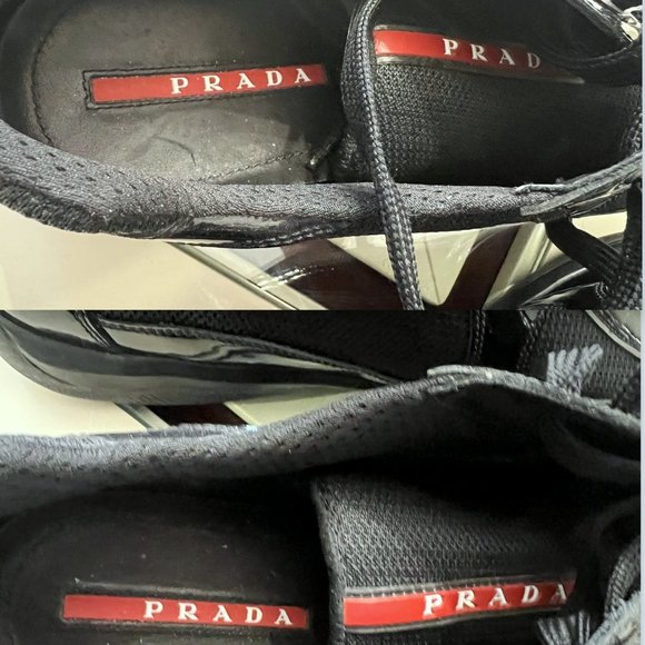 Prada Leather Americas Cup Original Men's Casual Shoes! - Picture 11 of 16